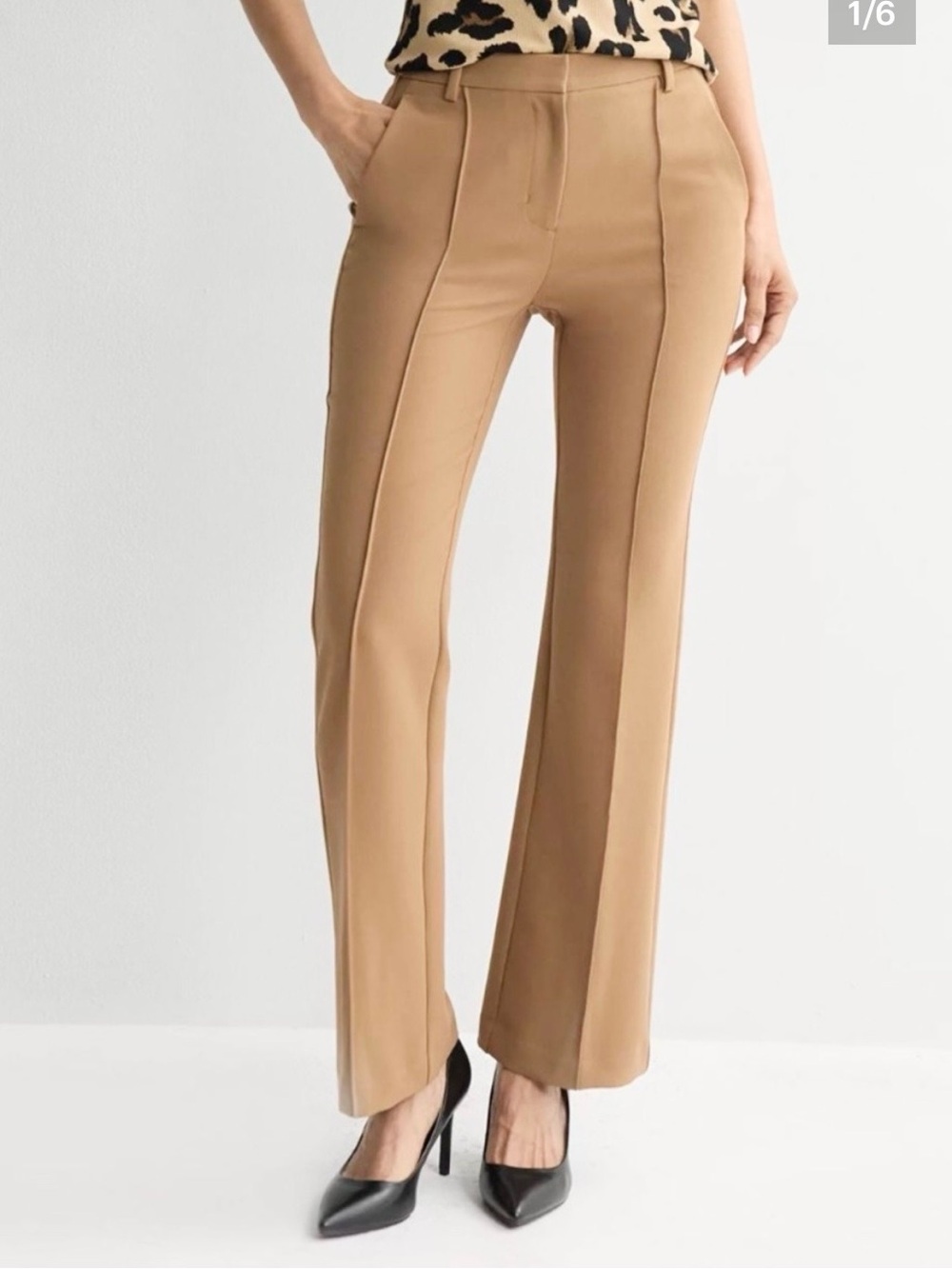 NWT The Limited Beige Tan Khaki Career Work Pants Trousers Size 6 Women's Small